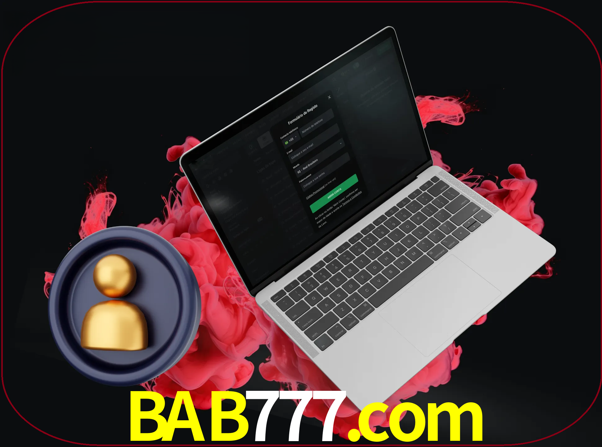 No cabeçalho do site bab777, clique no botão que o levará a um formulário especial onde terá de introduzir as suas informações actuais.