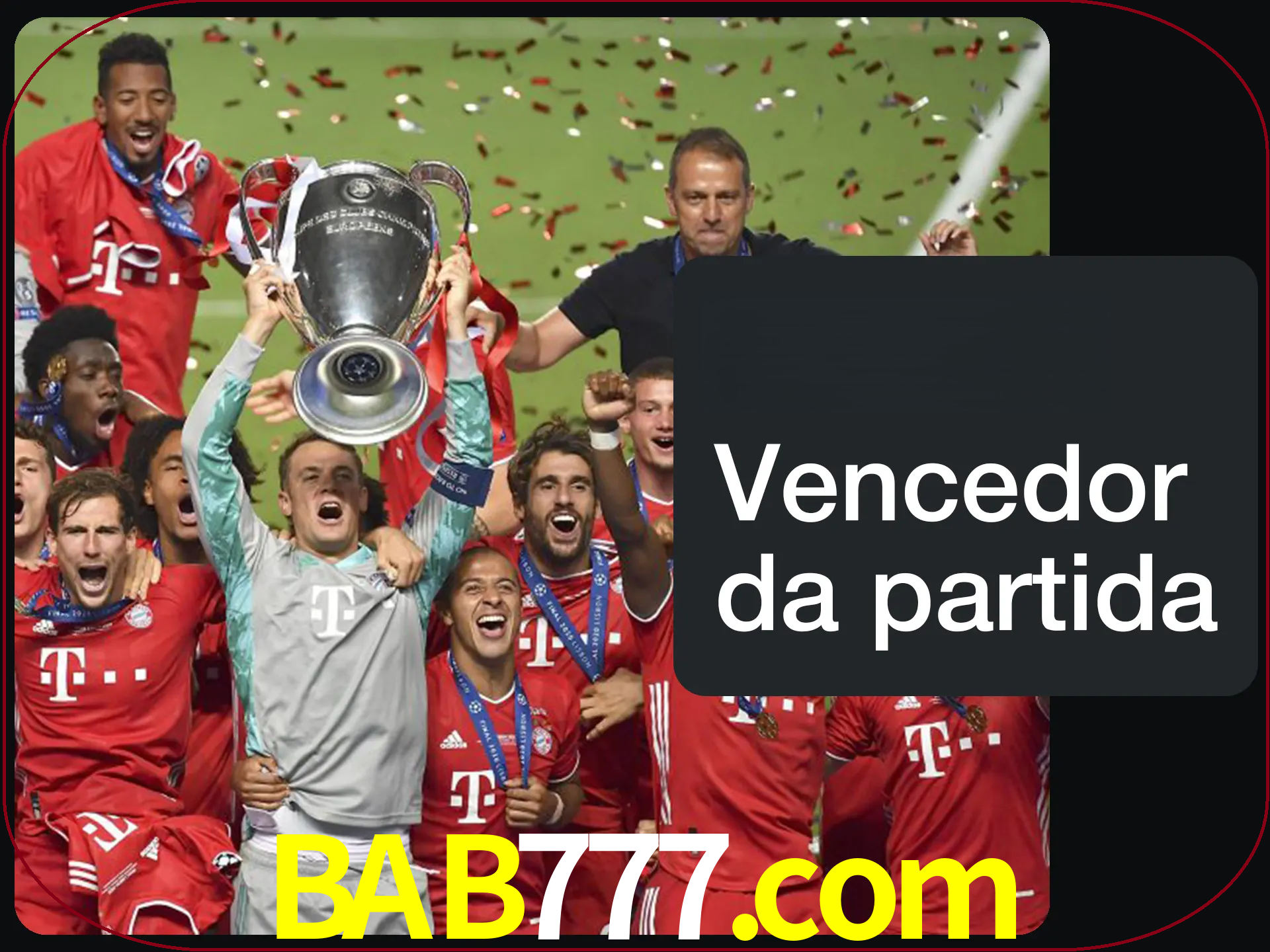 Aposte no vencedor e ganhe uma grande quantia de dinheiro.